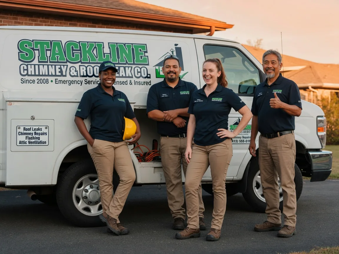 Chimney flashing repair company in Loman, MN